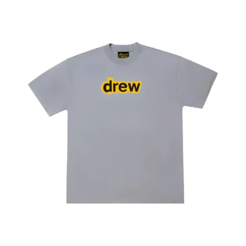 Drew House Letter Logo Series Серый Унисекс Футболка
