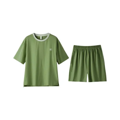 ZAO FU NIAO Пижамный комплект женский оливково-зеленый