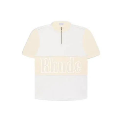 RHUDE Белая Мужская T-Рубашка