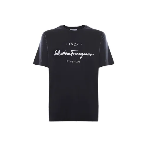 Ferragamo Мужские синие T-рубашки
