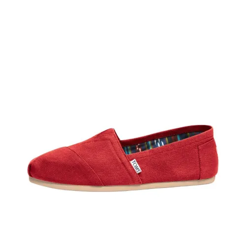 Toms Женские повседневные туфли, красный, женские