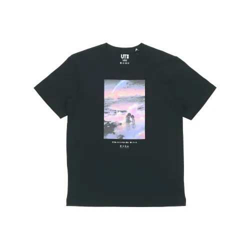 UNIQLO x Shinkai Film T-Shirt Унисекс Черный