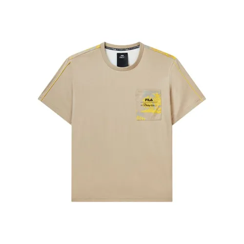 FILA 3,1 Phillip Lim Collaboration Collection T-Shirt Мужской Светло-Коричневый