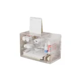 6-отделение, прозрачный, встроенная память, коробка: 3 набора