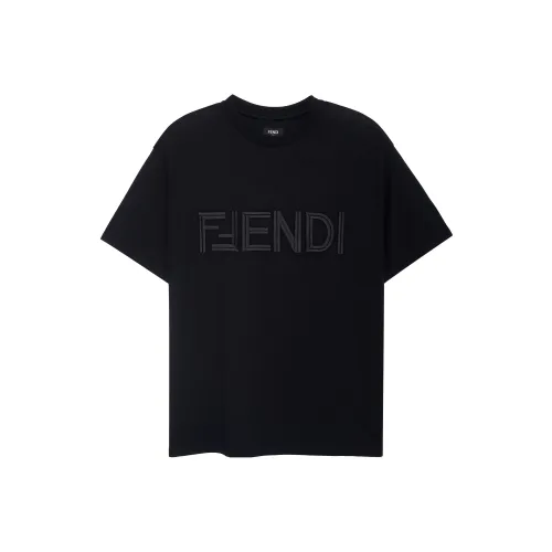 Fendi Черные Мужские T-Рубашки
