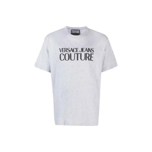 VERSACE JEANS SS23 T Рубашка Мужская Серого цвета