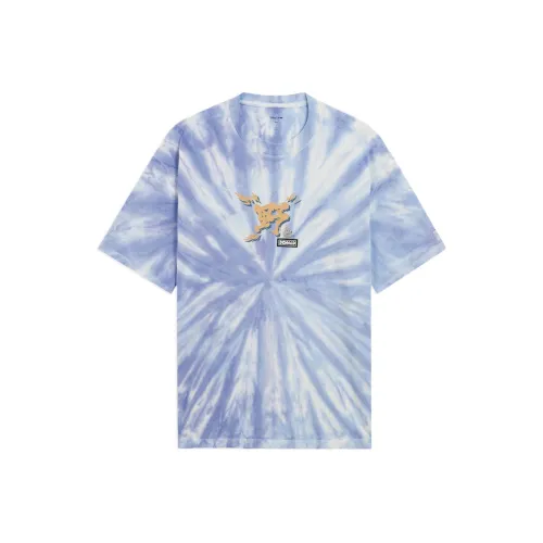 LiNing x Disney T-Shirt Унисекс Light Синий Фиолетовый Tie Dye