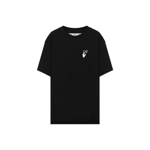 Off Белый SS21 Черный Унисекс Футболки