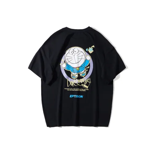 EPTISON Doraemon Черная Унисекс Футболка