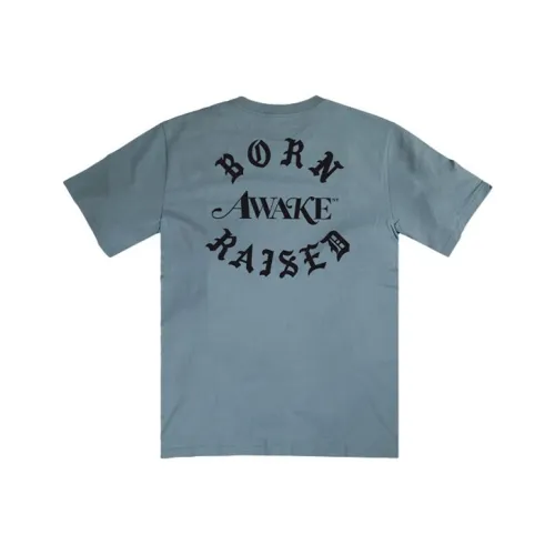 Carhartt WIP Awake Ny X Bornxraised Tripartite Collection Синий Мужской T-Рубашки