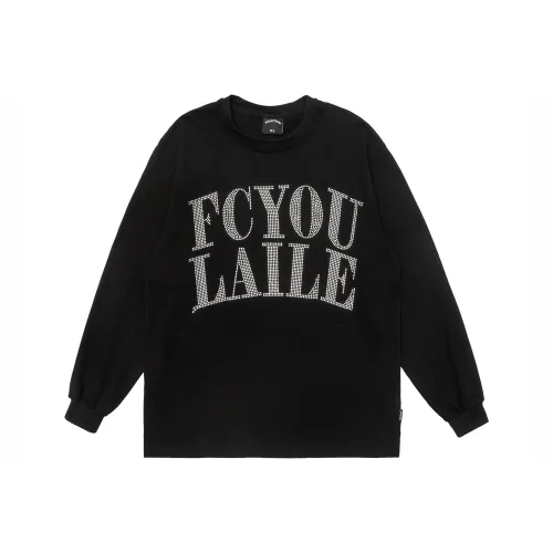 FEICHAI Прямой крой Длинный рукав Т-рубашка Унисекс