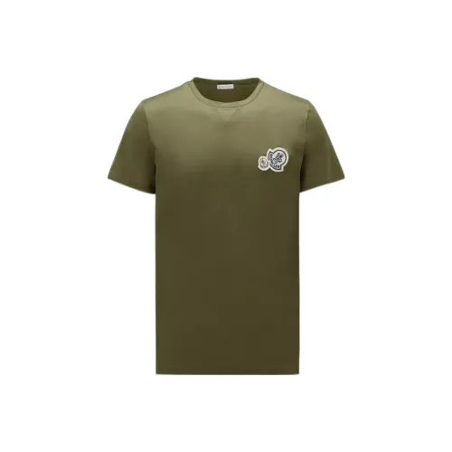 MONCLER Зеленый Мужской T-Рубашки