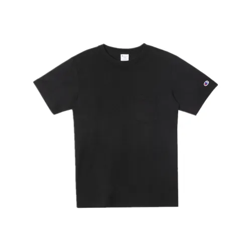 Champion T-Shirt Японская версия Унисекс Черный