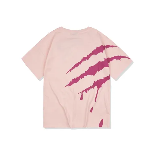 Suamoment Короткий рукав T-рубашка унисекс розовая