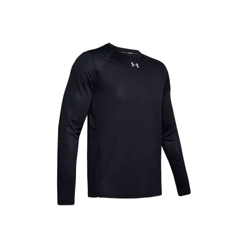 Under Armour Длинный рукав Т-рубашка Мужская Черная