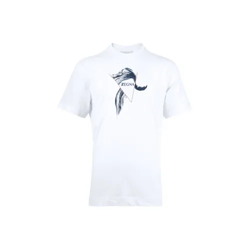 Ermenegildo Zegna Белые Мужские T-рубашки