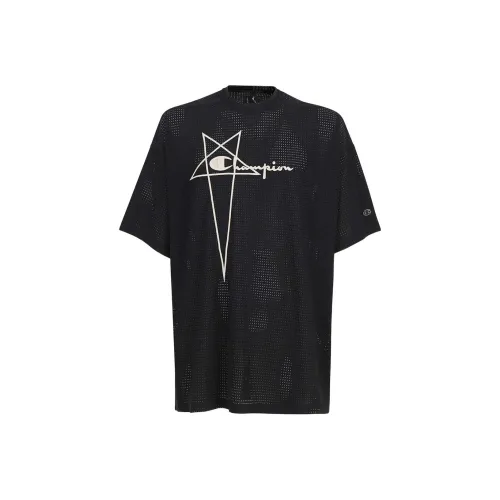 RICK OWENS совместная черная мужская рубашка T