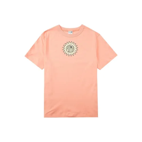 PUMA Персиково-розовый Мужской T-рубашки