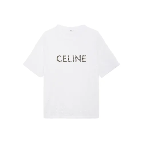 CELINE Белая Мужская T-Рубашка