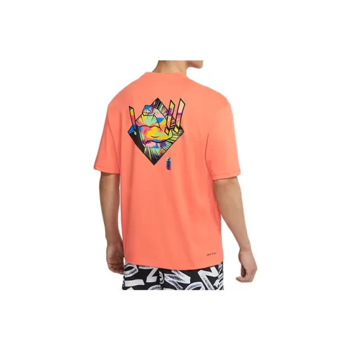 Джордан Zion Трава Peel Апельсин Мужская T-рубашка