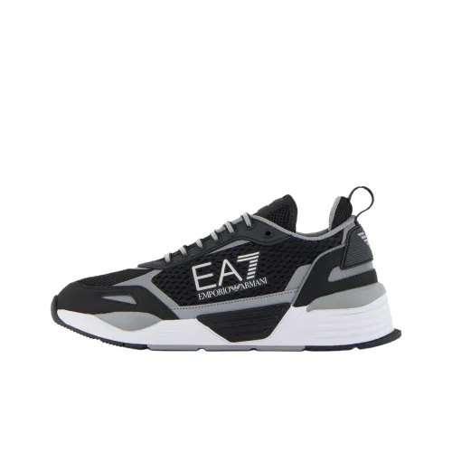 EMPORIO ARMANI EA7 Ace Low Топ Casual Унисекс Черный