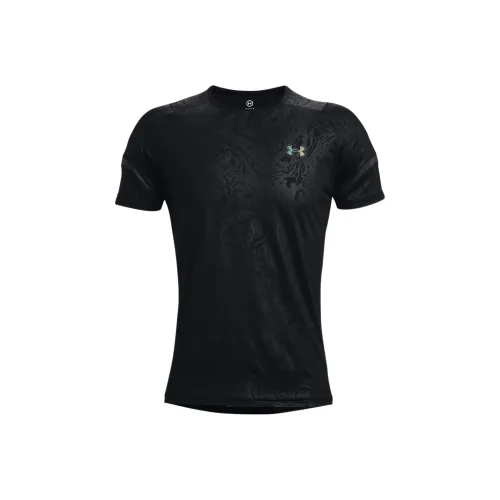 Комплект Under Armour RUSH в составе футболка с коротким рукавом для мужчин черного цвета