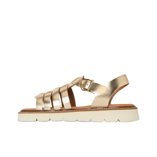 BARBOUR Otterburn Сандалии в римском стиле Женские Золотые