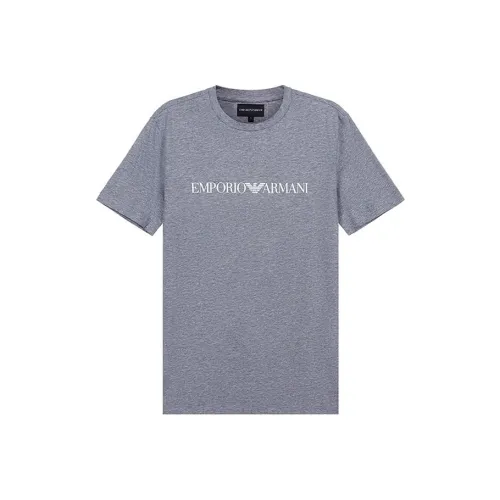 EMPORIO ARMANI FW21 T Рубашка Мужская Серого цвета