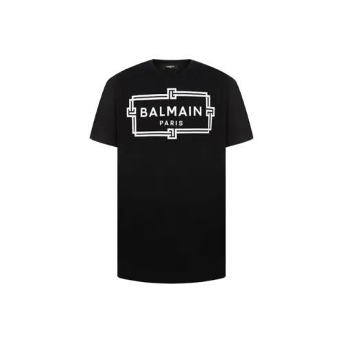 BALMAIN Мужские черные T-рубашки