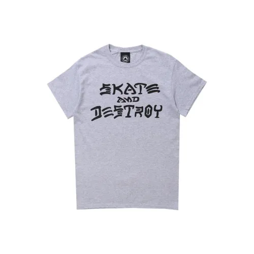 Thrasher T-Shirt US Version Unisex Gray Thrasher T-Shirt US Version Унисекс Серый