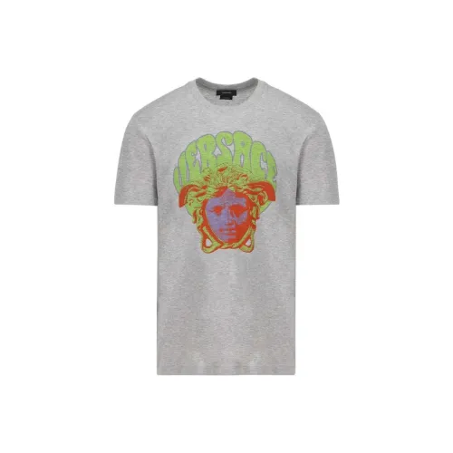 VERSACE SS22 T Рубашка Мужская Серого цвета