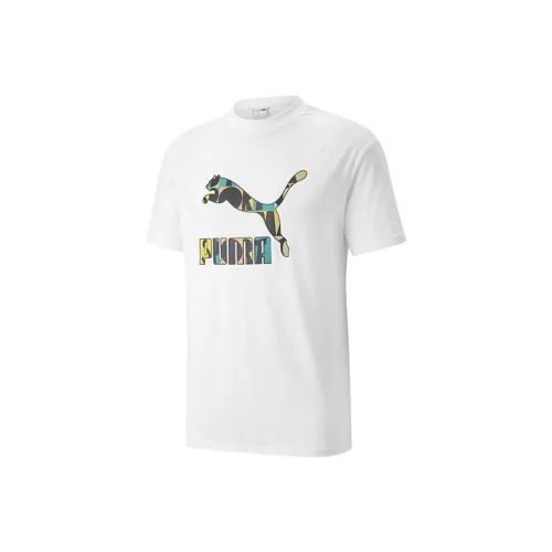 PUMA Белая Мужская Футболка