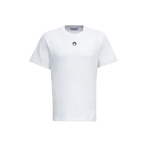 Marine Serre Белая Мужская T-Рубашка