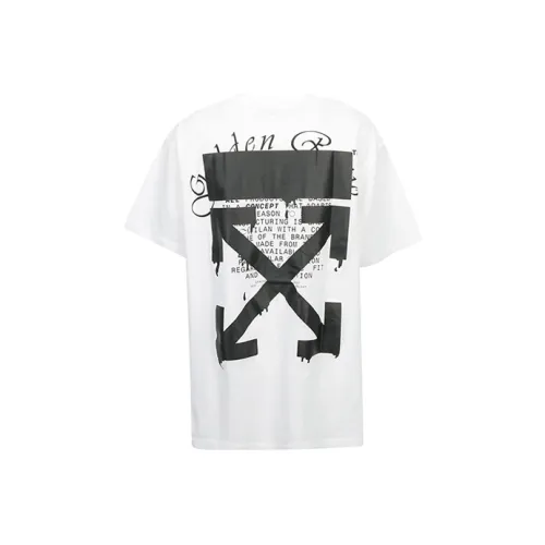 Off Белый FW19 Мужские T-рубашки