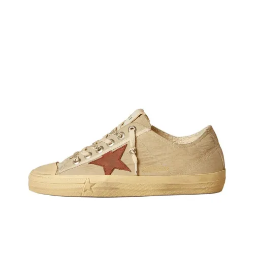Golden Goose V Star Low Top Скейтборд Кроссовки Женские Бежевые
