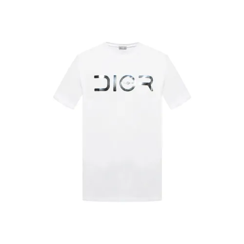 DIOR Quarterly New Products Белые Мужские T-Рубашки