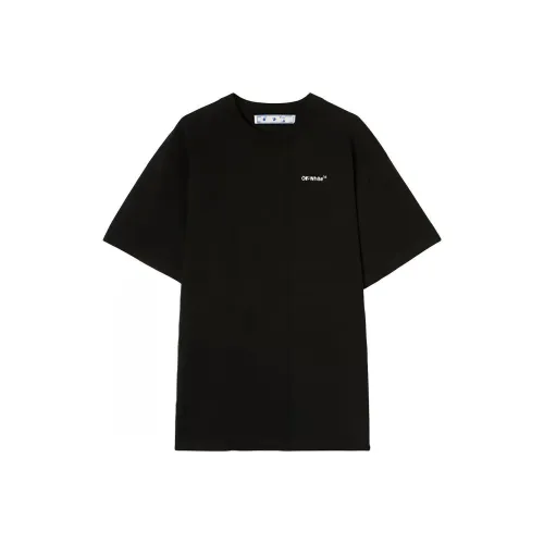 Off Белый SS22 Черный Мужская T-Рубашка