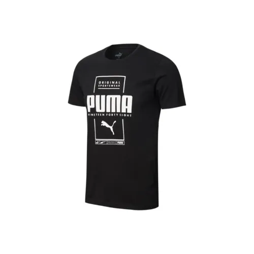 PUMA Мужская черная футболка