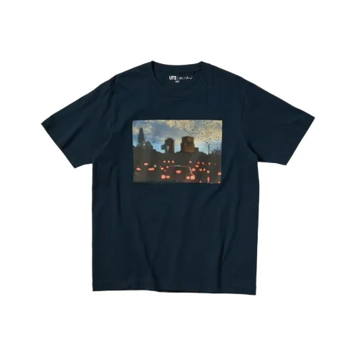 UNIQLO T-Shirt Унисекс Темно-синий