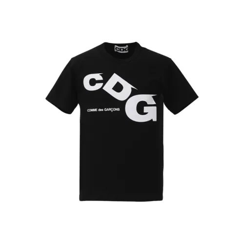 CDG Черный Унисекс T-рубашки