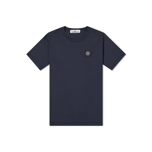 Stone Island Мужская футболка морского синего цвета