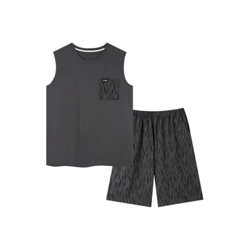 MIIOW Cool One Summer Series Пижамный комплект Мужской Темно-серый