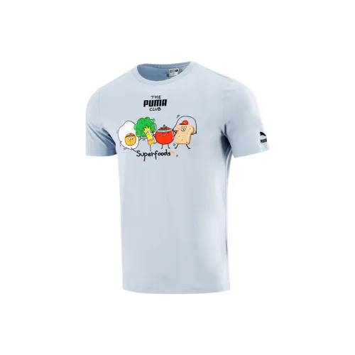 PUMA Adventure Planet Printed Синий Мужской T-Рубашка