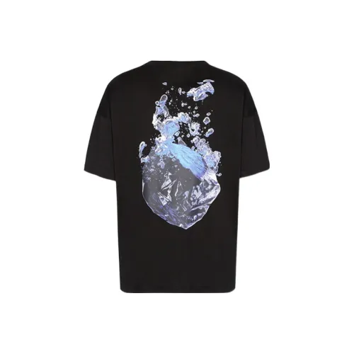 EMPORIO ARMANI EA7 Черные Мужские T-Рубашки