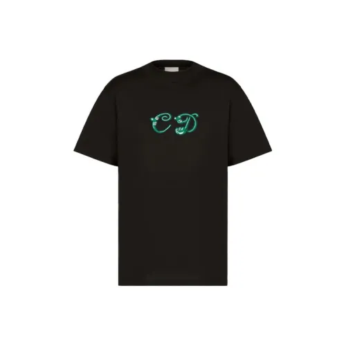 DIOR Quarterly New Products T-Shirt Мужской Черный