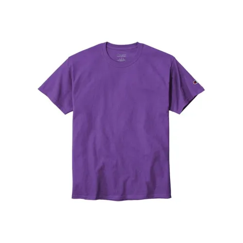 Champion Фиолетовый Мужской T-Рубашки
