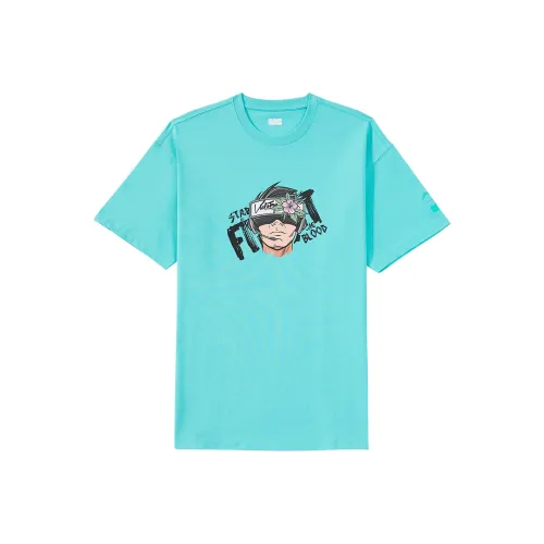 Lng X Li Ning Неон Нефритово-зеленый Унисекс Футболка