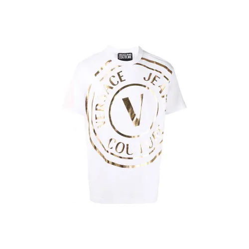 VERSACE JEANS COUTURE Белая Мужская Футболка