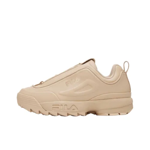 FILA Disruptor Zero Low Топ Беговые кроссовки Женские Светлый Бежевый