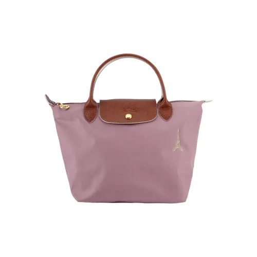 LONGCHAMP Le Pliage Club Корова Кожа Цвет Коричневый Пельмени Сумка Маленькая Женская Розовая